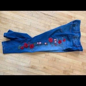 Embroidered jeans